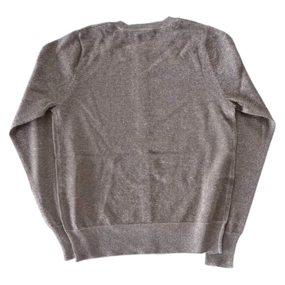 MARMAR - GLITTER KNIT CARDIGAN - GOLD - 10Y - NEW NO TAG - Picture 4 of 4